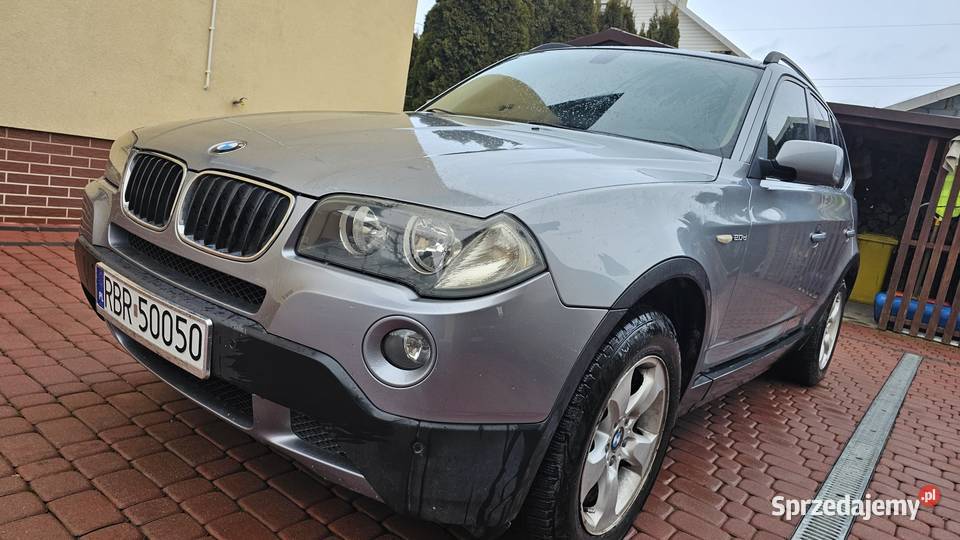 BMW X3 E83 20 2008r D 163 4x4 Aut Skóra z Belgii ESP podkarpackie