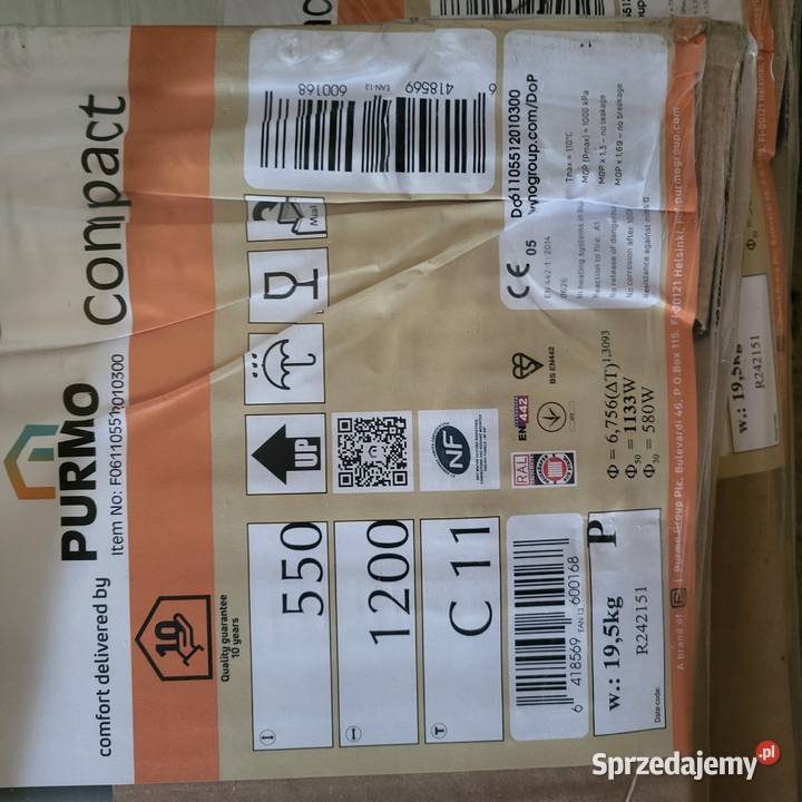 Nowe kaloryfery PURMO sprzedam