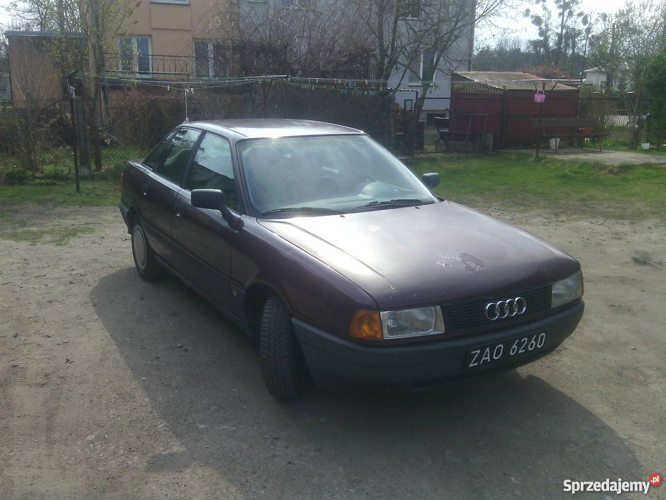Audi 80 B3 18 benzyna GAZ 87r AUTO DO JAZDY do lubelskie Tomaszów Lubelski