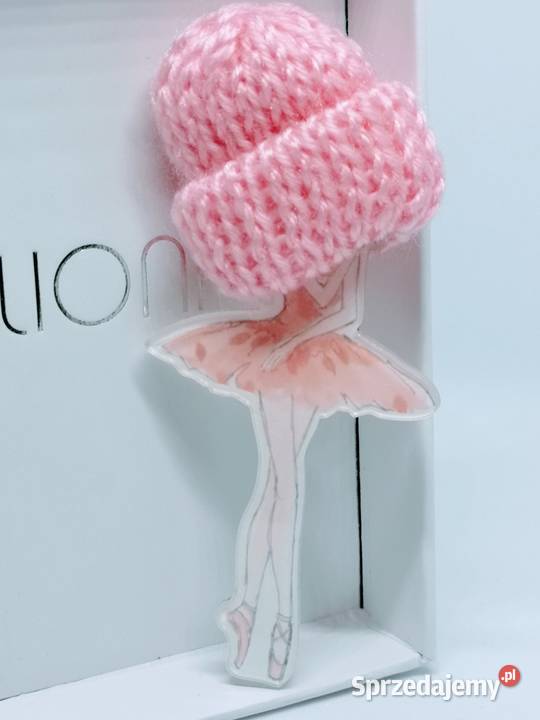 Oryginalna akrylowa broszka baletnica anime sprzedam