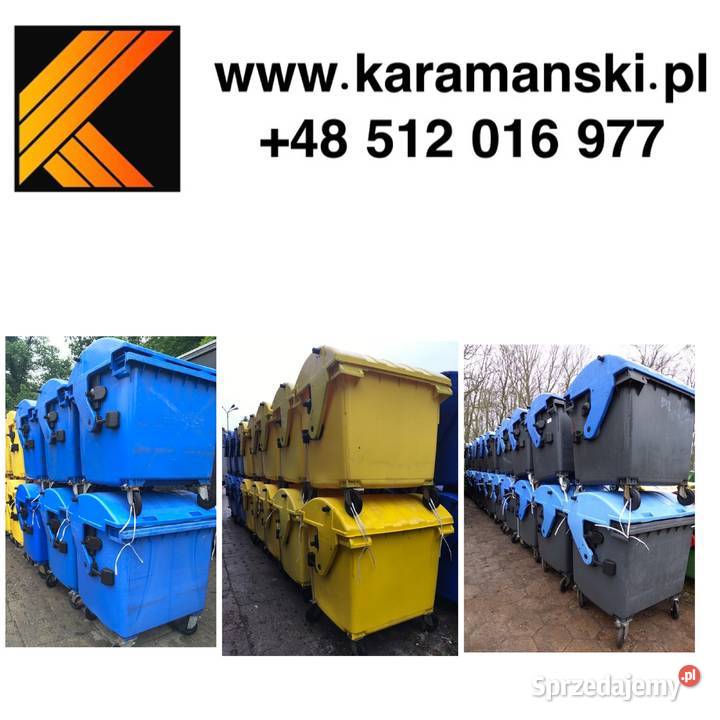240 L używane pojemniki na odpady 120 L 140 L Koszalin