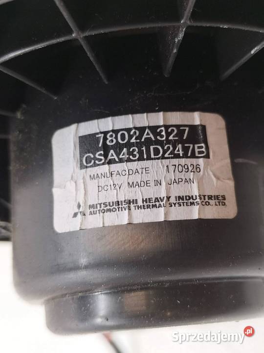 DMUCHAWA NAWIEWU REZYSTOR KOMPLET EU CSA431D247B