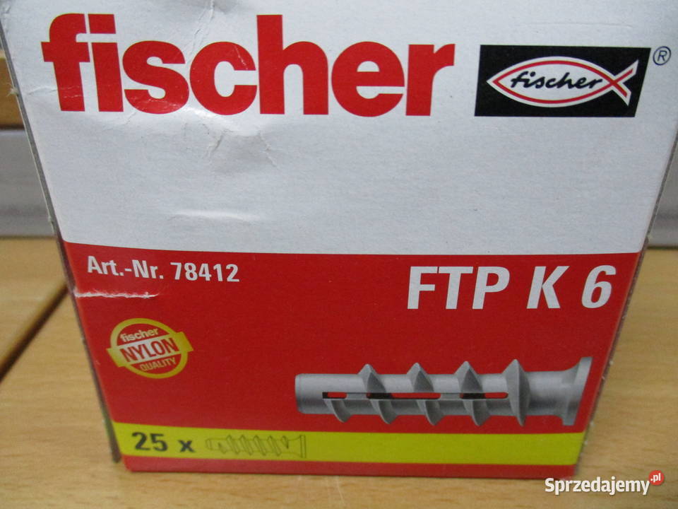 Kołek do gazobetonu fischer FTP K 6 art 78412 Mogilno