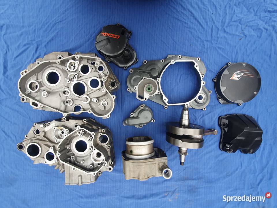 Części KTM EXCR 530 008r kartery wał cylinder Nałęczów sprzedam