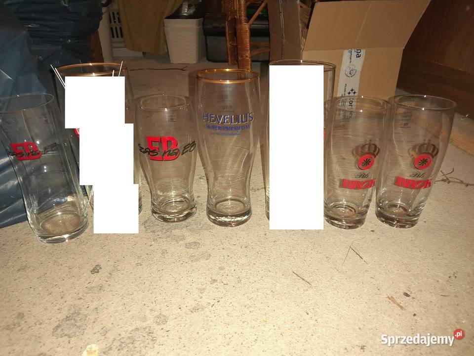 szklanki kufle do piwa whisky