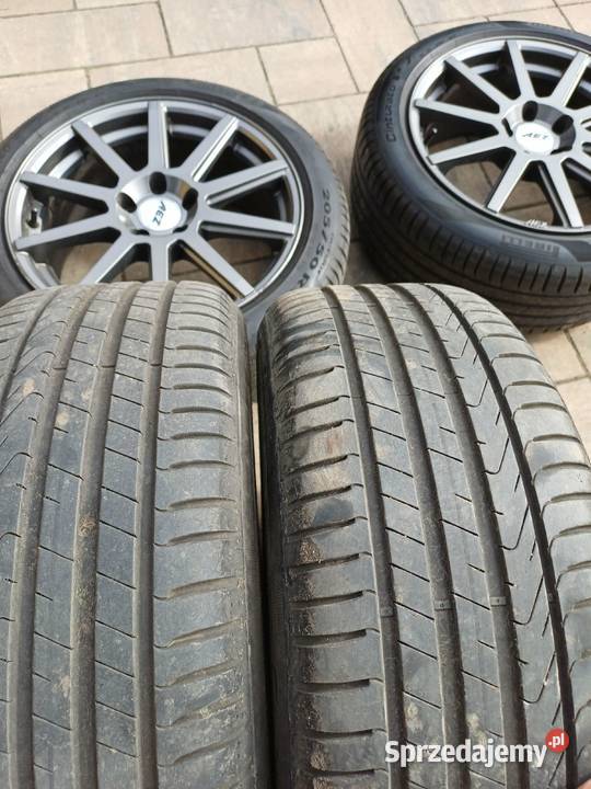 Alufelgi 17 opony letnie Pirelli Łask sprzedam