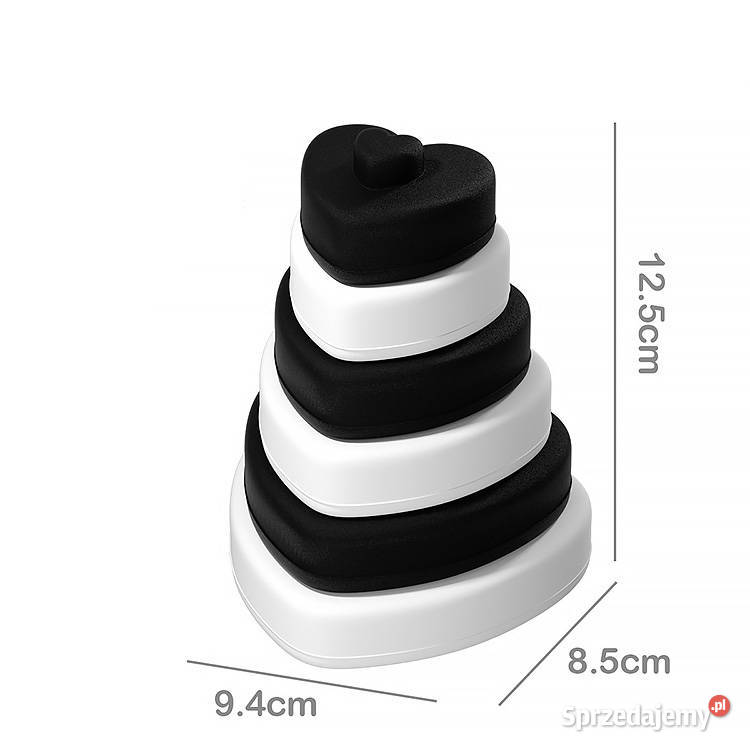 Wieża Silikonowa Sensoryczna Serca Black and Chorzów sprzedam