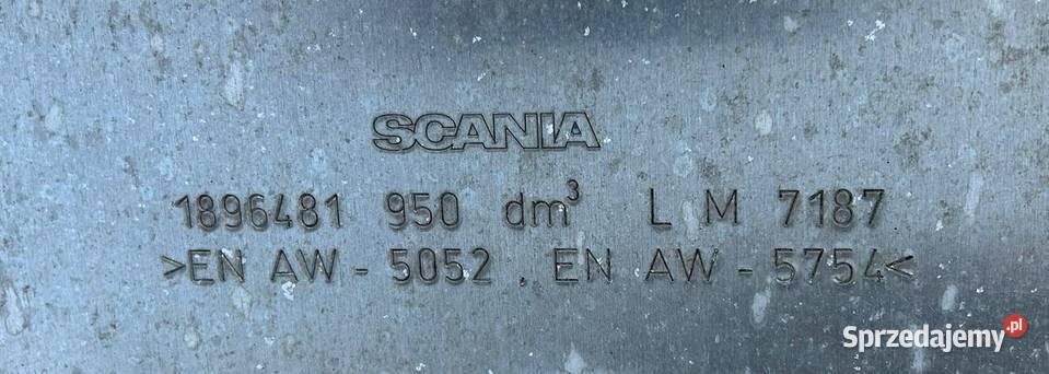 SCANIA ZBIORNIK PALIWA 1896481 lubuskie Sulechów sprzedam