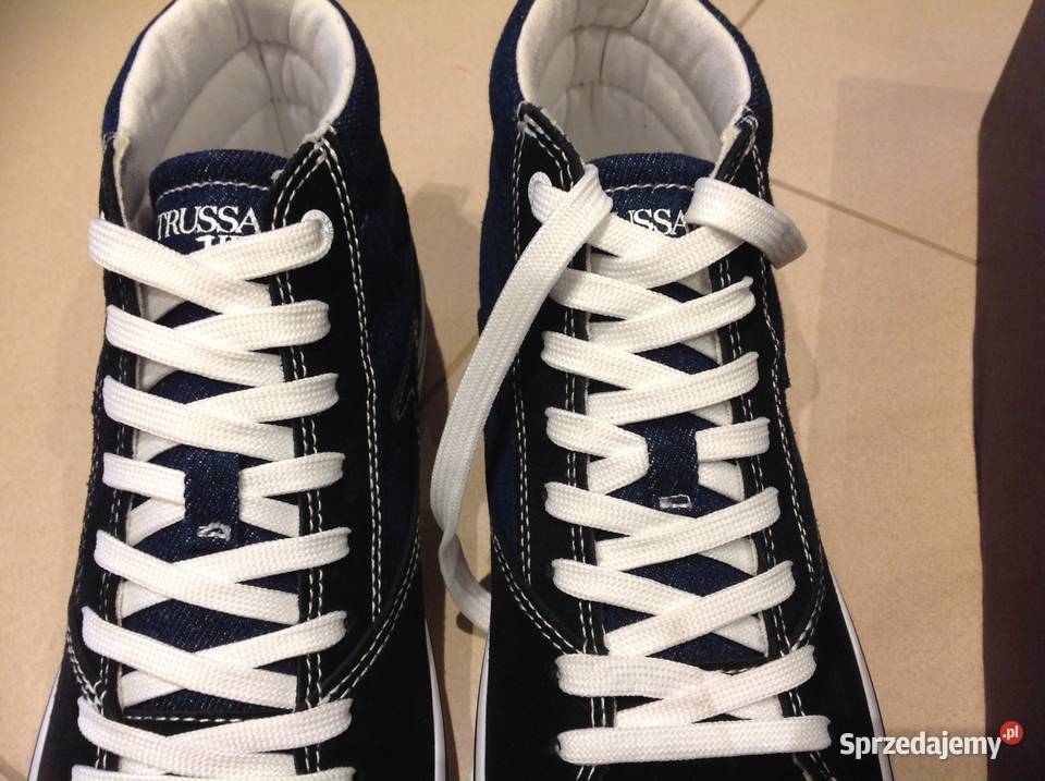 Sneakersy Buty Męskie TRUSSARDI 40 NOWE skóra