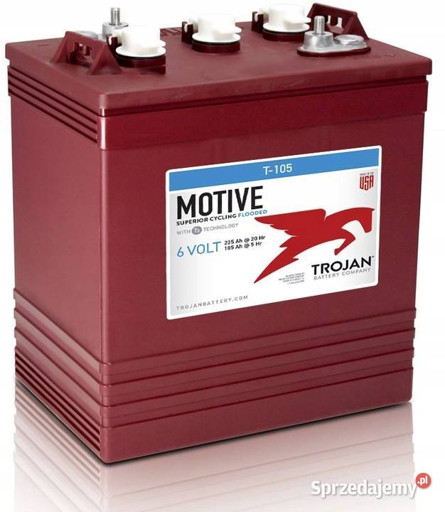 Akumulator trakcyjny TROJAN T105 6V 225Ah Tomaszów Mazowiecki