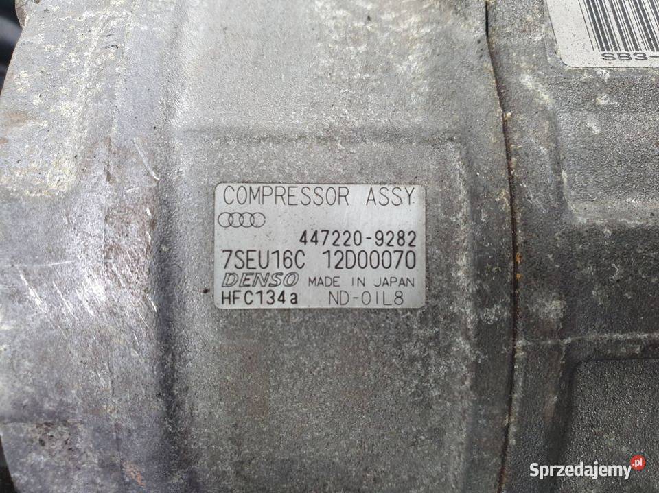 SPRĘŻARKA KLIMATYZACJI AUDI A8 D3 4472209282 kujawsko-pomorskie Lipno