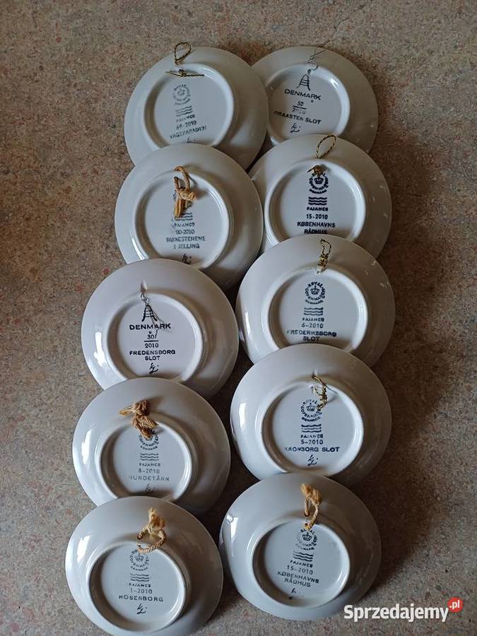 vintage miniaturowe talerzyki małopolskie Nowy Targ