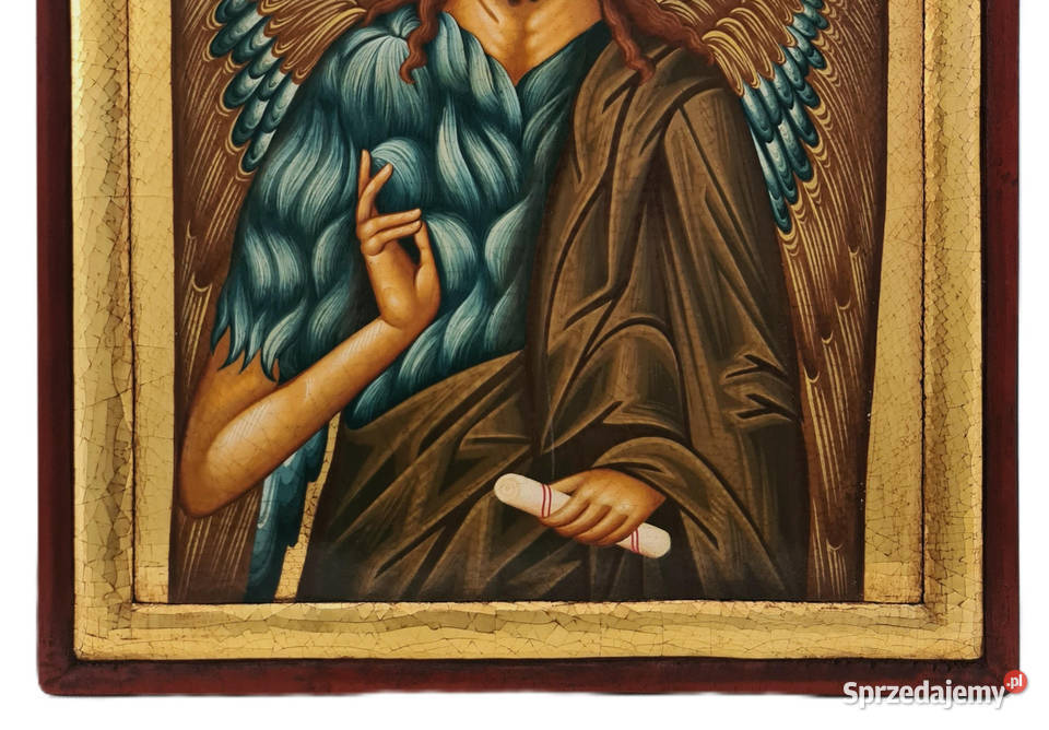 Ikona Święty Jan Chrzciciel Anioł Pustyni 097 Malarstwo Warszawa