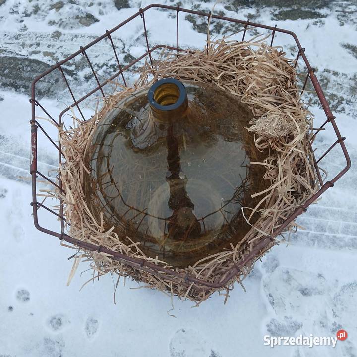 Gąsior na wino balon prl retro zabytek