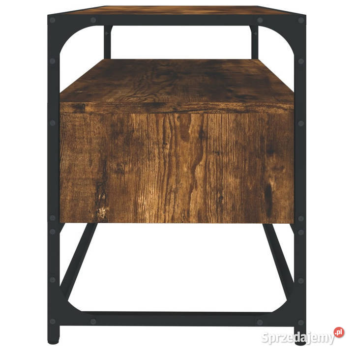 Szafka pod TV przydymiony dąb 80x35x45 WM826312 Szafki sprzedam