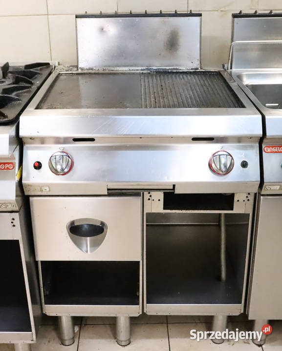 Płyta grillowa GAZOWA GŁADKARYFLOWA ANGELO