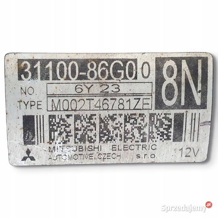 ROZRUSZNIK Suzuki Swift MK6 13 16V 3110086G00 Chełm