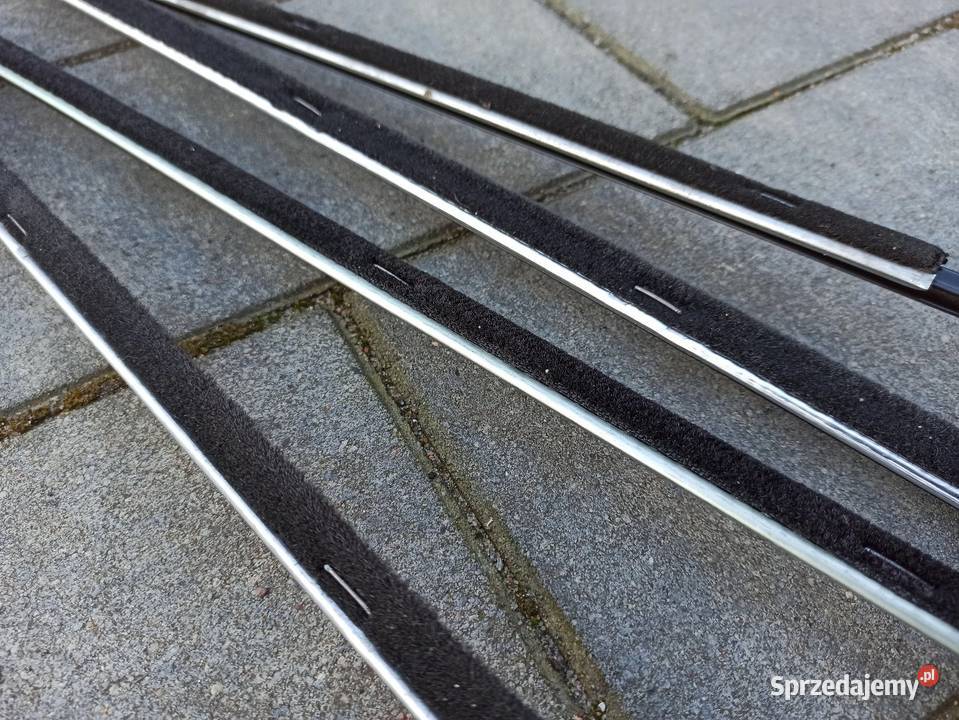 Aluminiowe ramki drzwi czarne oryginalne Fiat Poznań