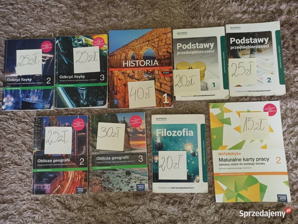 Sprzedam podręczniki do liceum Podręczniki Warszawa