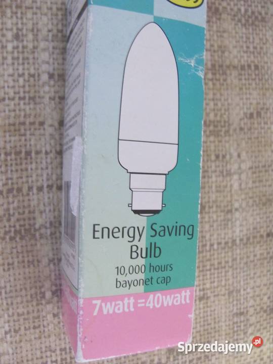 żarówka 7W low energy saving bulb with bayonet biały Oświetlenie Zamość