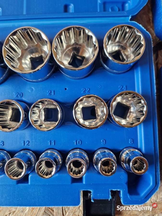 Zestaw nasadek spline 21 sztuk Hazard 12Kt 12 Głogowa