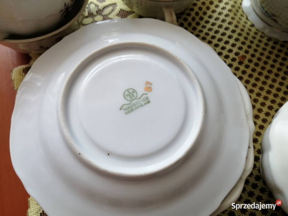 Porcelanowy serwis kawowy z lat 50 XX w Porcelana i szkło Gdynia sprzedam