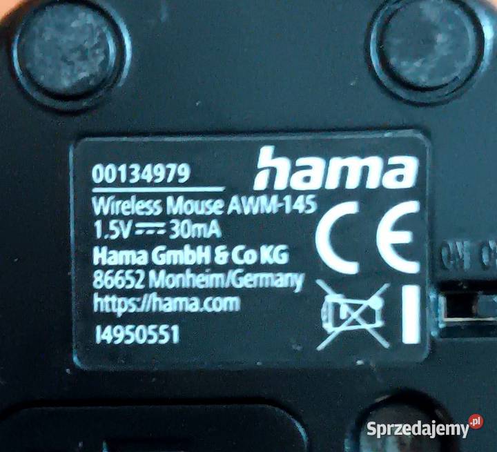 Mysz bezprzewodowa HAMA AWM145 Opole