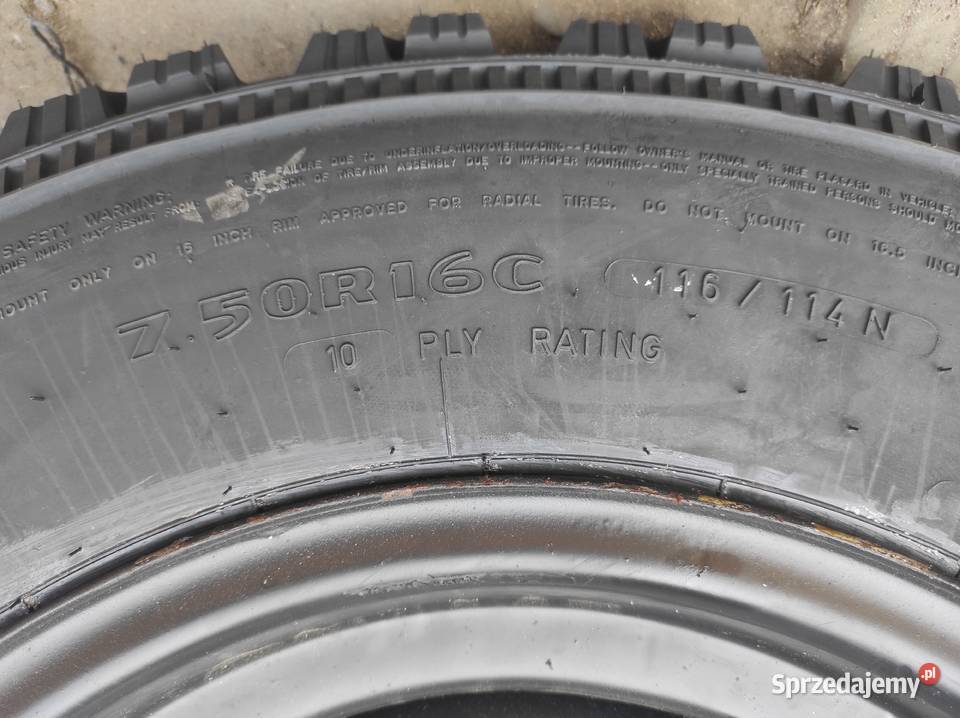 Opona Goodyear G90 750 R16C 116114 N nowa z lato Samochodowe Ostrowiec Świętokrzyski