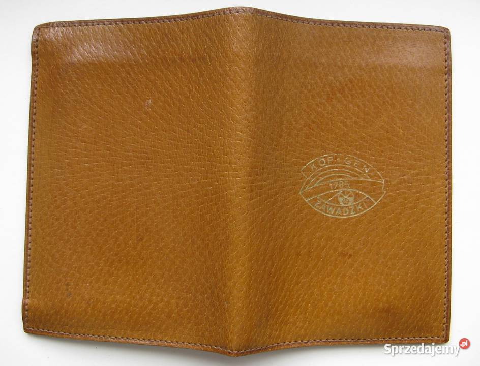 Pamiątkowy portfel skórzany z nadrukiem KOPGEN