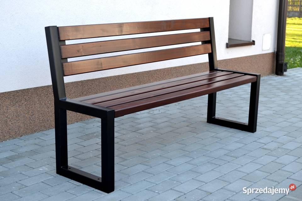 ławka miejska parkowa stalowa 190