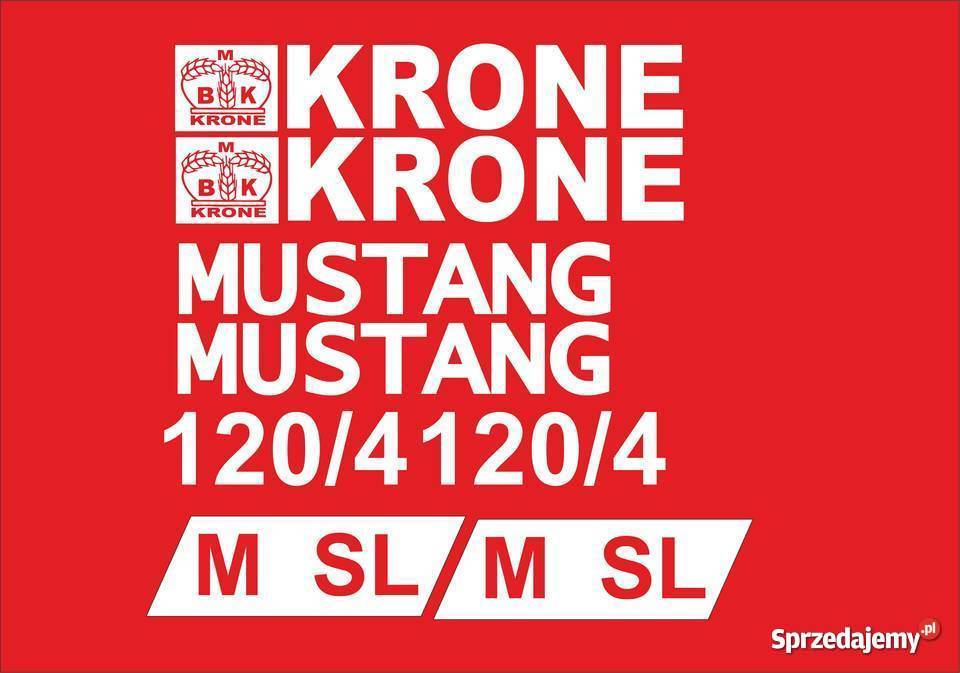 Naklejki krone mustang 1204 msl kujawsko-pomorskie Jeżewo