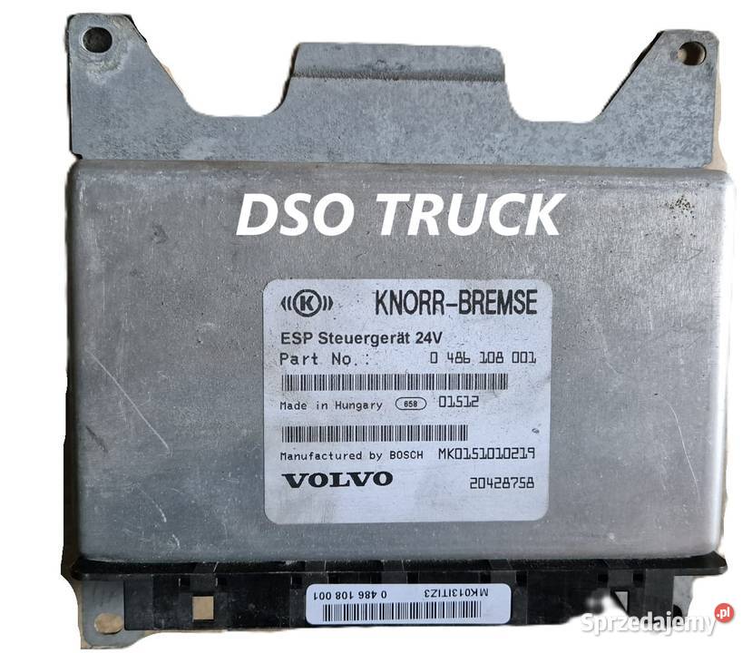Sterownik Kaseta ESP KNORR 0486108001 20428758 Zawichost