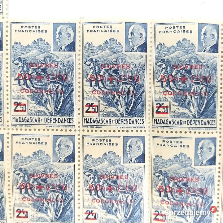Znaczek kolonialny Madagaskar Filanzane Vichy mazowieckie Bronisze