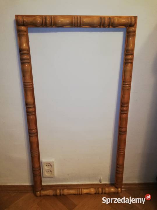 Drewniana stara rama lustra Warszawa
