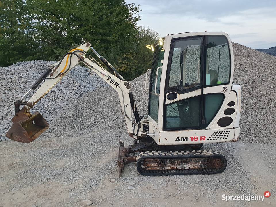 Terex am16R minikoparka szybkozłącze komplet małopolskie Lipnica Mała sprzedam