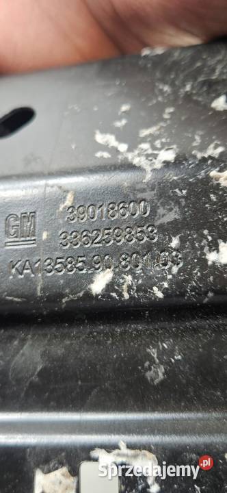OPEL CROSSLAND X MOCOWANIE PRAWE BŁOTNIKA UCHWYT Wzmocnienia, belki i wsporniki Międzychód sprzedam