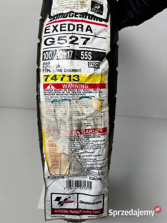 Opona motocyklowa Bridgestone EXEDRA G527 17cale Łobżenica