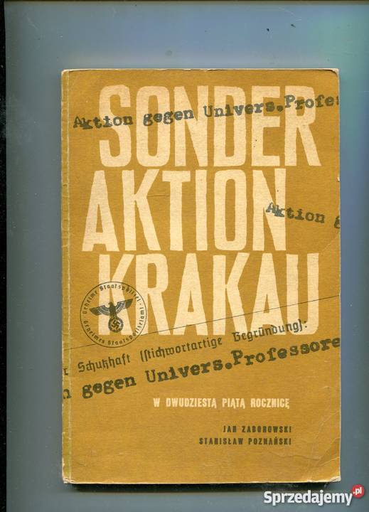 Sonderaktion Krakau Rok wydania 1964 Szczecin sprzedam