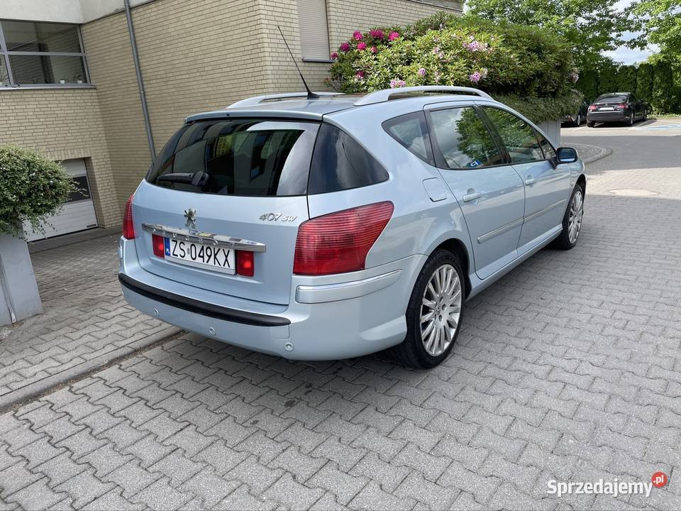 Peugeot 407 sw sport xr JBL 27 v6 204 elektryczne lusterka zachodniopomorskie Szczecin sprzedam