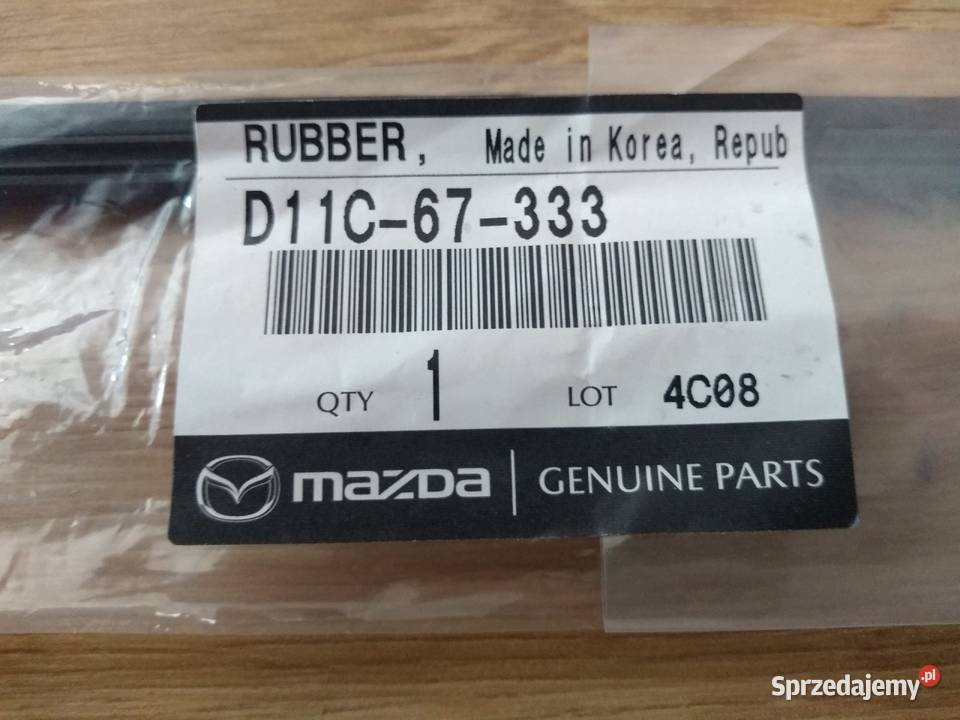 Guma wycieraczki tył Mazda CX 3 DK Lublin