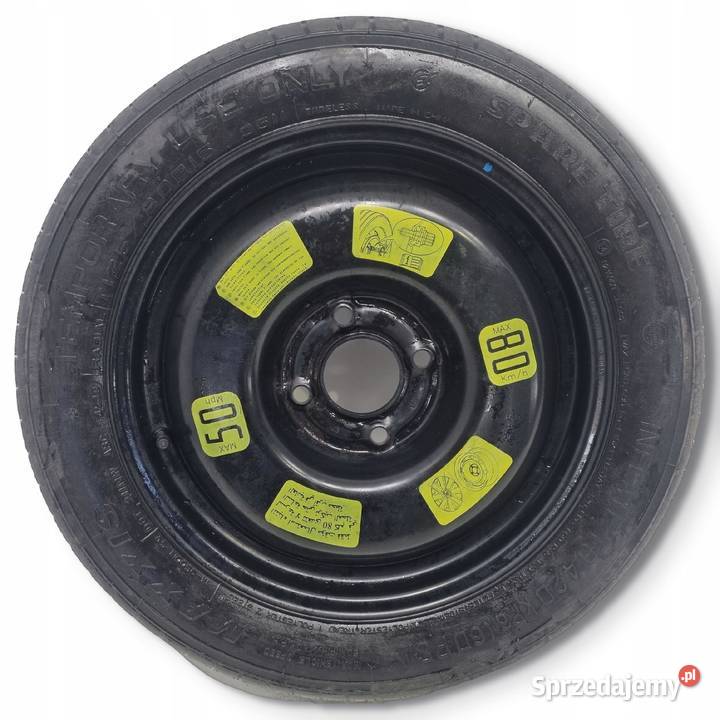 KOŁO DOJAZDOWE Peugeot 207 dojazdówka 12585 R16 lubelskie