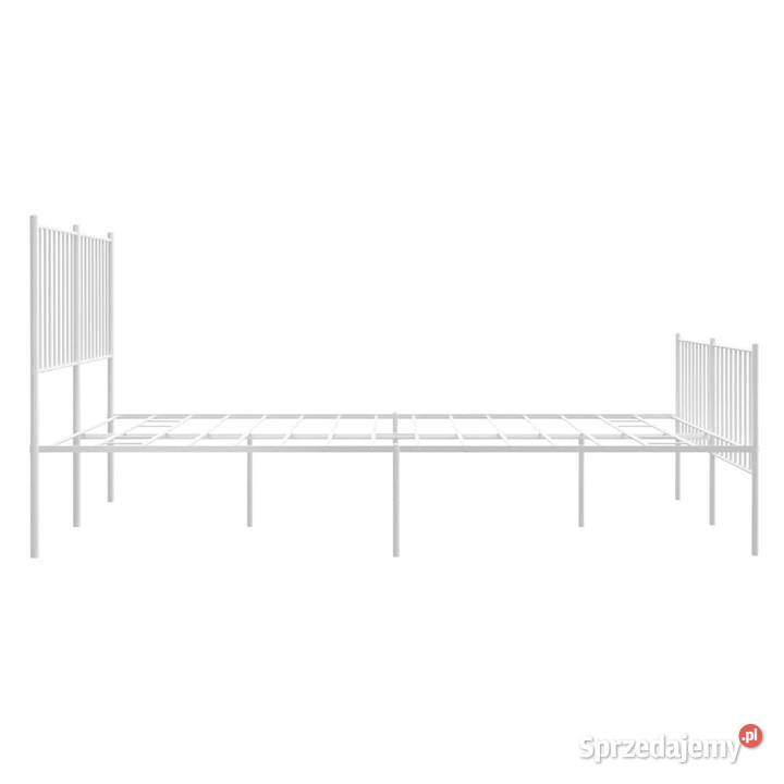 Łóżko Metalowe Białe Rama Łóżka Ze Stelażem 90cm Warszawa sprzedam