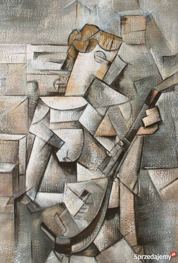 Obraz olejny Dziewczyna z mandoliną Pablo Warszawa