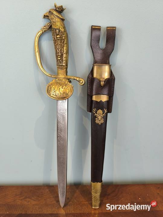 Piękny kordelas myśliwski Darz bór Łódź