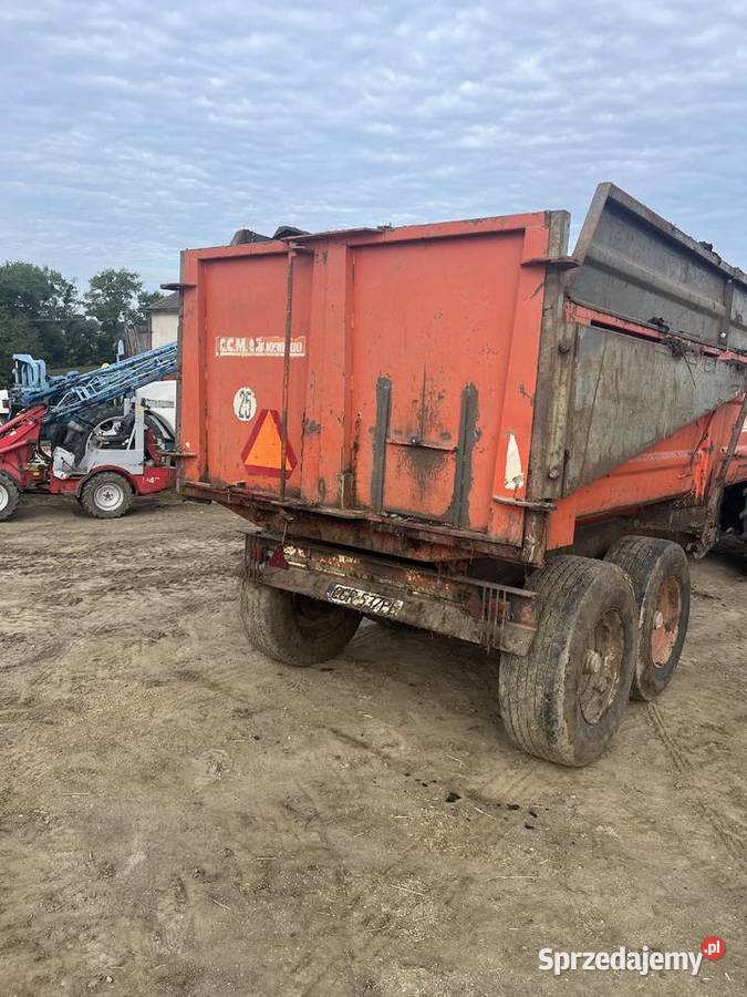 Przyczepa tandem skorupa na resorach Radzyń Chełmiński