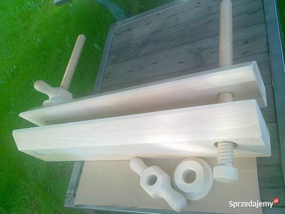 Śruby nakrętki pokrętła szpilki łby drewniane