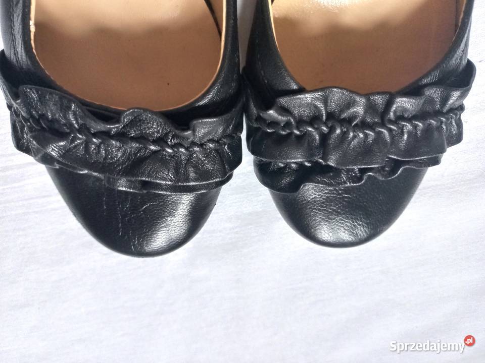 Buty czarne Baleriny damskie r 37538 Lasocki Balerinki Białystok
