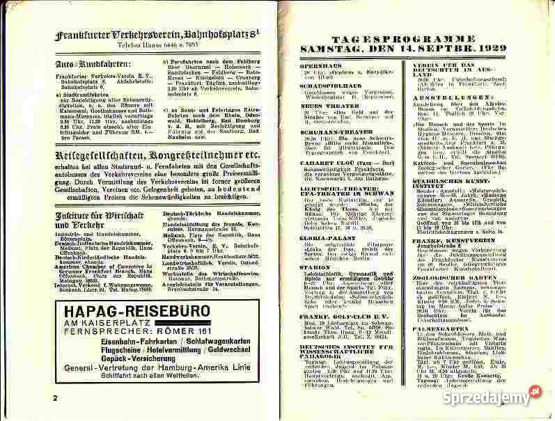 739 OFFIZIELLE FRANKFURTER WOCHENSCHAU FRANKFURT Czyrna