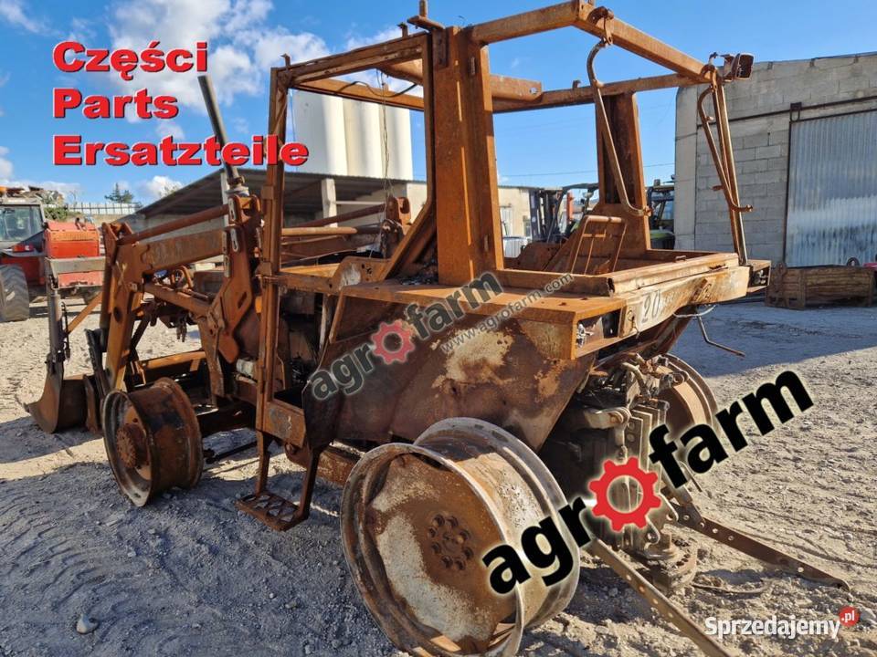 Renault 6514 części skrzynia biegów oś silnik Byków