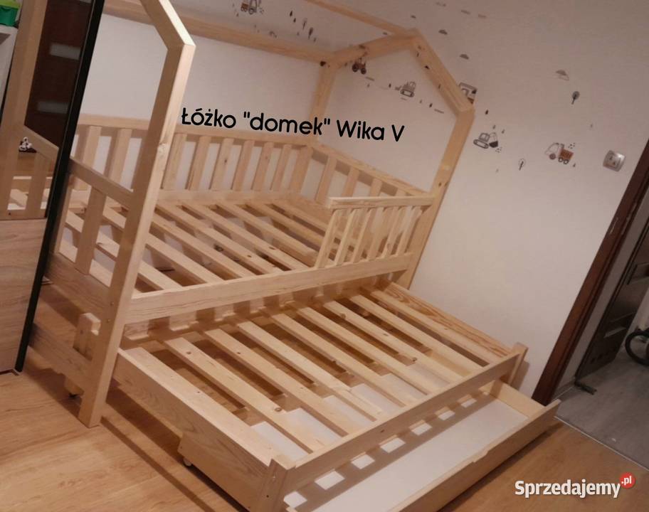 Łóżka drewniane dziecięce Tanio i solidnie